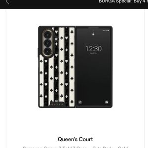 BURGA Samsung Galaxy Z Fold 7 Case - Black and White